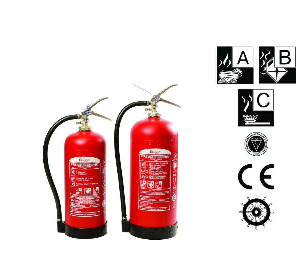 Powder Extinguisher ABC - composite Portable powder extinguishers The revolution in portable fire extinguishers: composite extinguishers are the latest development in the quest for