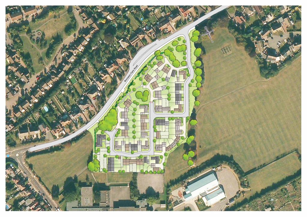 Scheme Proposal Our proposed layout masterplan for land at Temple School, Strood The image below shows an initial layout masterplan for our proposed development.