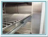 Options Additional shelves Stainless steel shelf without rollers.