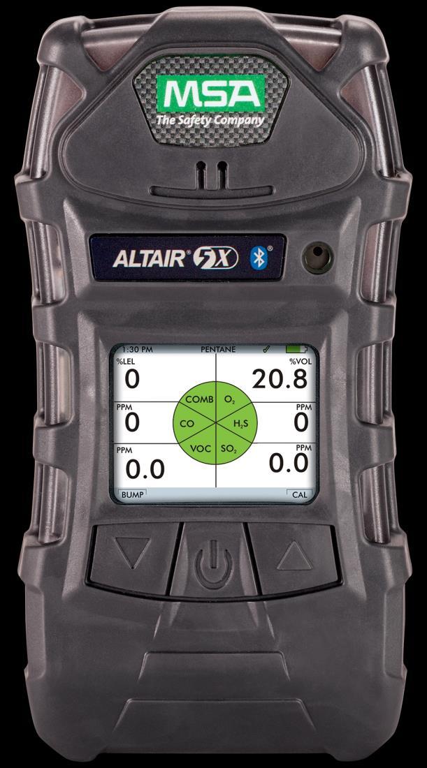 ALTAIR 5X PID Rugged Design for Greater Durability Over-molded case design Built-in rubberized armor Impact shock