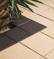 Regal colours and finishes are also available in standard paver size, 9 x 9, 400
