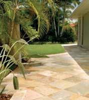 Sand Natural stone was the original paving