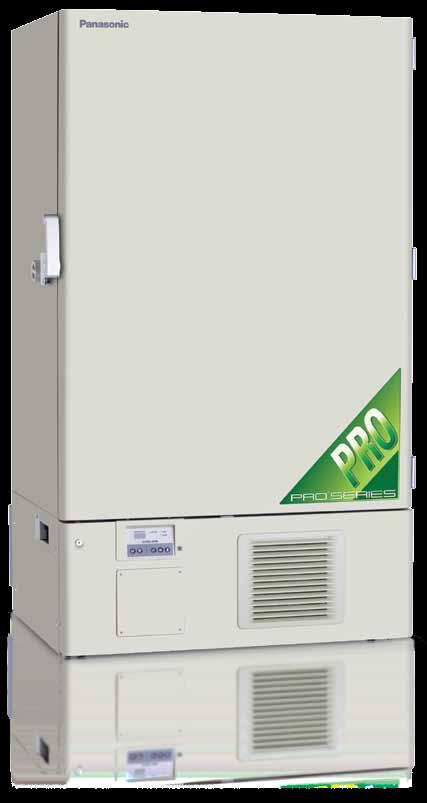 PRO Series -86ºC Freezer Features Designed by Panasonic specifically for rugged ultra-low temperature applications in a laboratory environment; CFC-free
