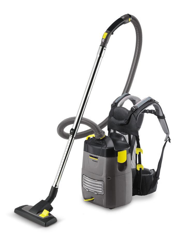BV 5/1 The new backpack vacuum cleaner BV 5/1 can be carried comfortably on the back like a rucksack above all because of its low weight of just 5.3 kg.