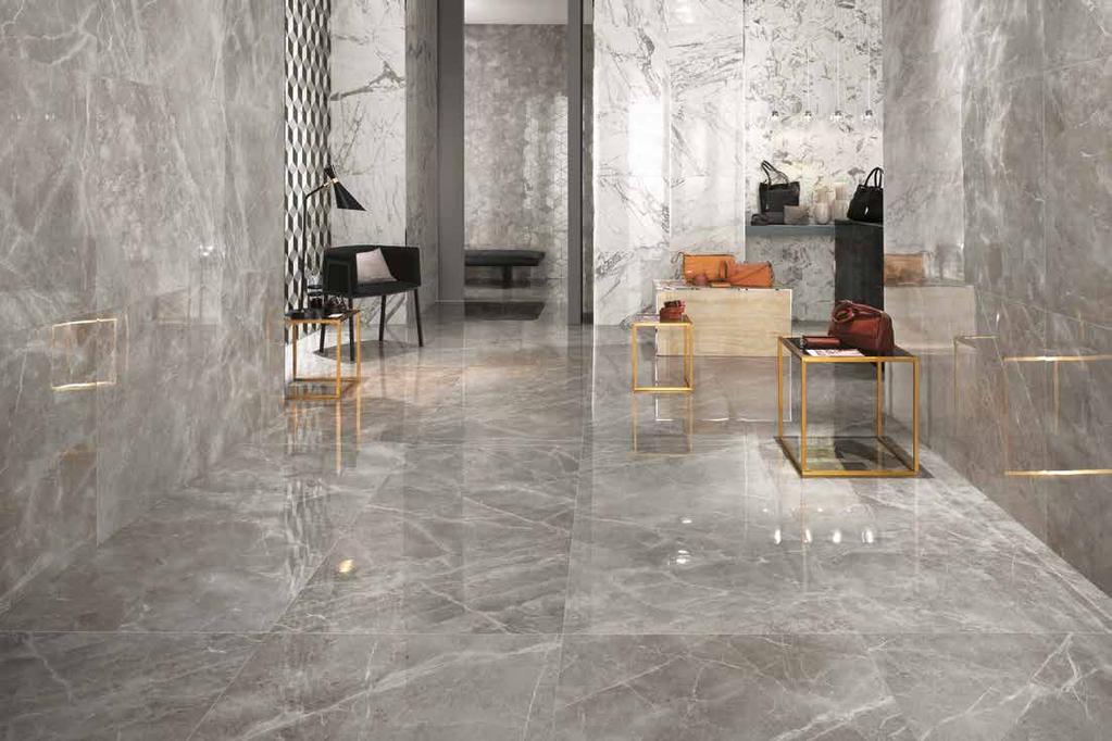 Marvel PRO FloorDesign COLOURED BODY PORCELAIN TILES Inspired by natural marble, Marvel PRO porcelain tiles offer a selection of six natural