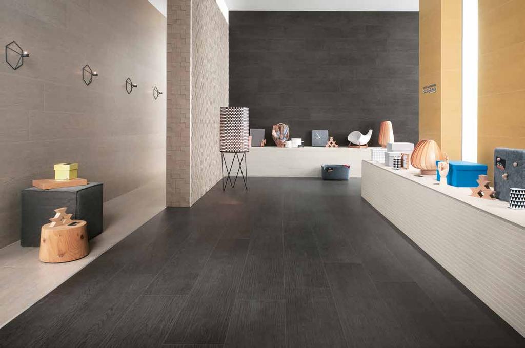 FLOOR DESIGN Bord COLOURED BODY PORCELAIN TILES #WoodLook Bord is characterized by natural and delicate veining combined with shade-on-shade hues.