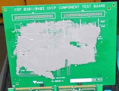 Photo 5 Test panel with solder paste applied Page 21