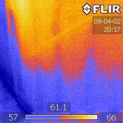 Infrared Camera Pictures The IR camera inspection helps reveal energy loss from interior and exterior areas of your home.