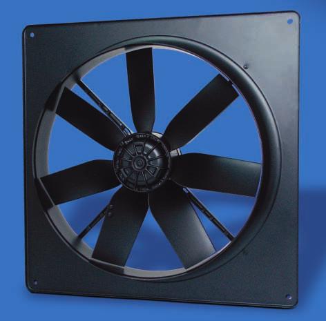 Axial fans with frame for incorporation into walls Big Dutchman offers a wide range of axial fan types.