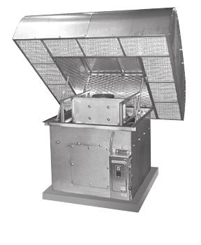 Filtered PRV Twin City Fan & Blower s series of filtered power roof ventilators are available for clean air applications for supply service.