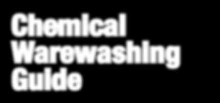 Chemical Warewashing Guide All the supplies needed