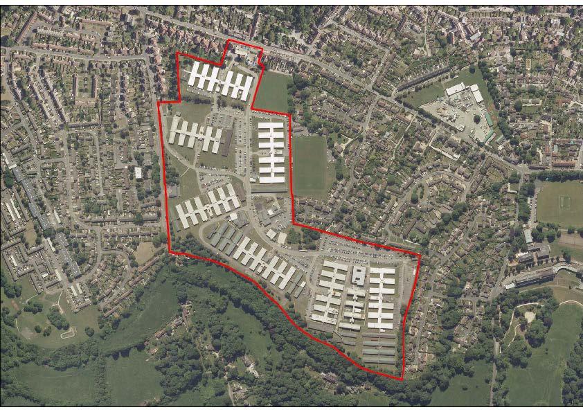Introduction to the Foxhill site The site comprises 18.9 ha and occupies a location that is embedded within the residential neighbourhoods of Combe Down and Foxhill 2 km south of the City Centre.