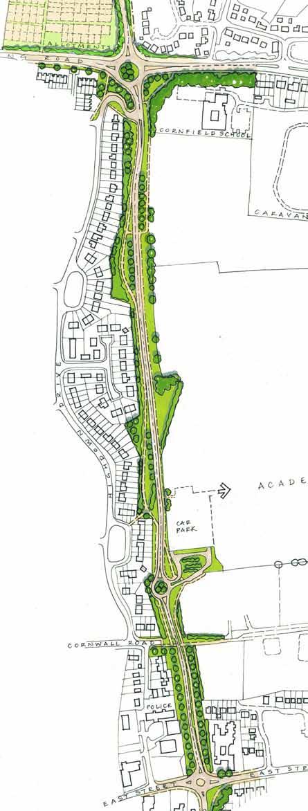 Socio-economic impact of the proposed development The development of Toddington Lane for housing and commercial space, together with the construction of the Fitzalan Link road to the town centre,