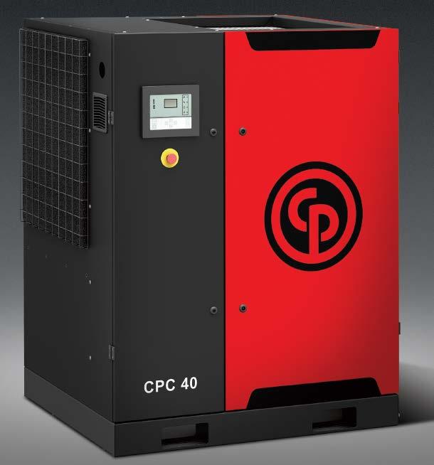 CPC 40 60 PRODUCT DESCRIPTION The CHICAGO PNEUMATIC CPC 40-60 compressor is a quiet, complete and readyfor-use unit for the production of compressed air in industrial applications.