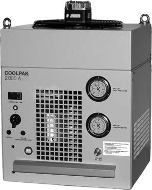 Compressor Units for Pneumatically Driven Cold Heads and Pumps, Air Cooling COOLPAK 2000 A/2200 A Compressor unit COOLPAK 2000 A (2200 A is similar) Advantages to the User - High efficiency and