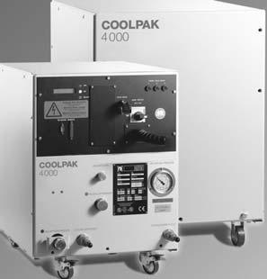 Compressor Units for Mechanically Driven Cold Heads and Pumps, Water Cooling COOLPAK 6000 MD/6200 MD Serves the purpose of individually driving the cold heads with mechanically driven displacers; i.e. COOLPOWER 10 MD, but also older cold heads like COOLPOWER 150, 130, 4.