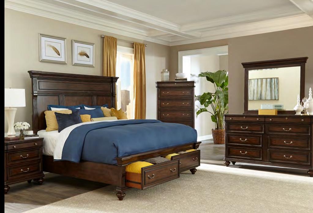 NEW ARRIVAL! 6168 Winston Court Collection This gorgeous classic will make the most of your master suite!