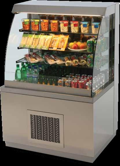 Refrigerated Models Victor Optimax refrigerated merchandising units are perfectly suited for delis, coffee shops, convenience stores and all food-to-go applications.