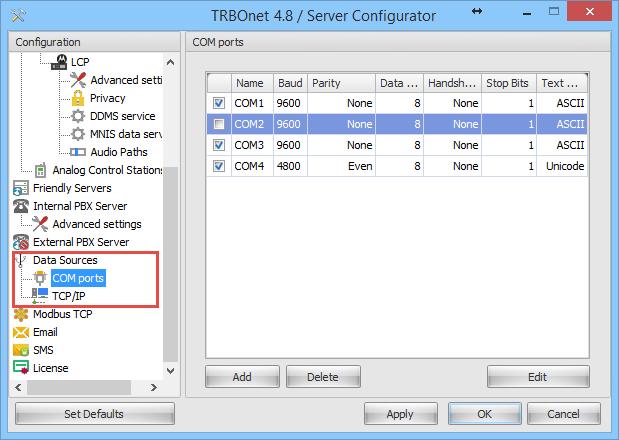 Assign COM Ports to Serial Devices Configure RS232