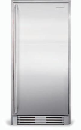 Built-In All Refrigerator E32AR75JPS professional series Built-In Side-by-Side Configuration Shown with companion, All-Freezer model E32AF75JPS and optional stainless steel 84" Louvered Trim Kit.