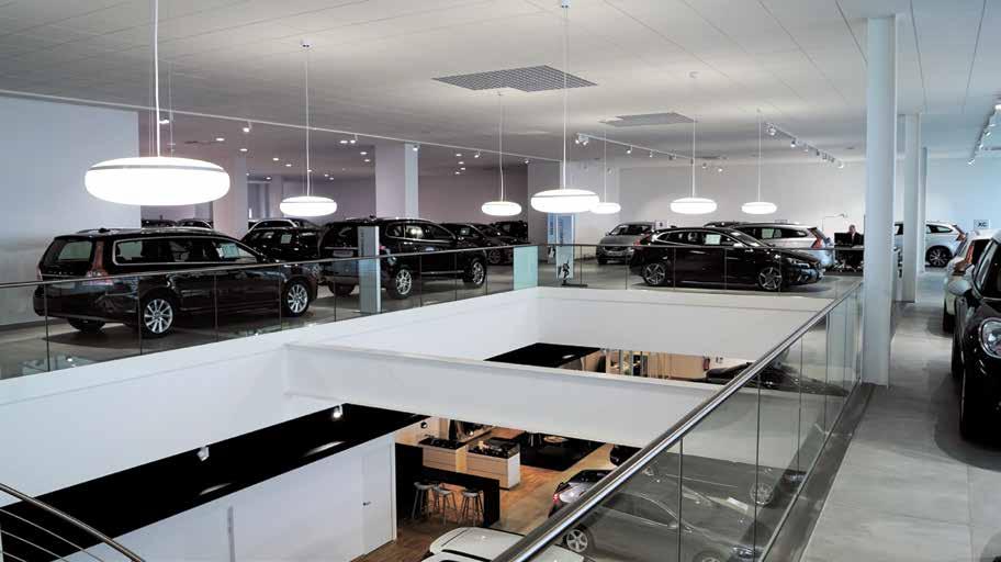 Sales hall The sales are can be divided into areas with different purposes,