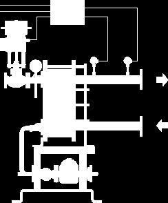system operation at low or sub-atmospheric steam pressure, even when a back pressure is imposed.