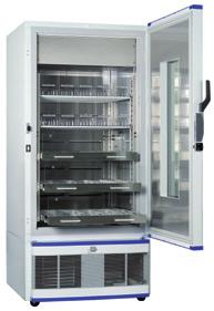 The BR range comprises 5 Blood Refrigerators that are built in compliance with the requirements of : DIN 58371