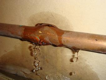 Equipment Maintenance Issues Plumbing Issues Water leaking from pipes