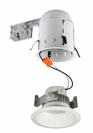 LED RESIDENTIAL SERIES HOUSING Suitable for dry, damp and wet locations. IC housing may be covered with insulation for energy conservation.