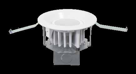 LED RESIDENTIAL SERIES JUNCTION BOX INTEGRAL TO THE FIXTURE 3 1/2" H 5 9/16" H Having a junction box mounted to the light engine eliminates the use of bulky 4", 5" and 6" downlight housings.