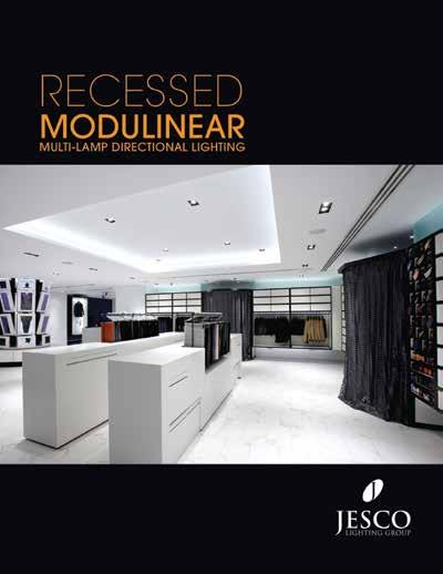 For additional recessed downlight options, request JESCO's new RECESSED MODULINEAR multi-lamp directional lighting catalog.
