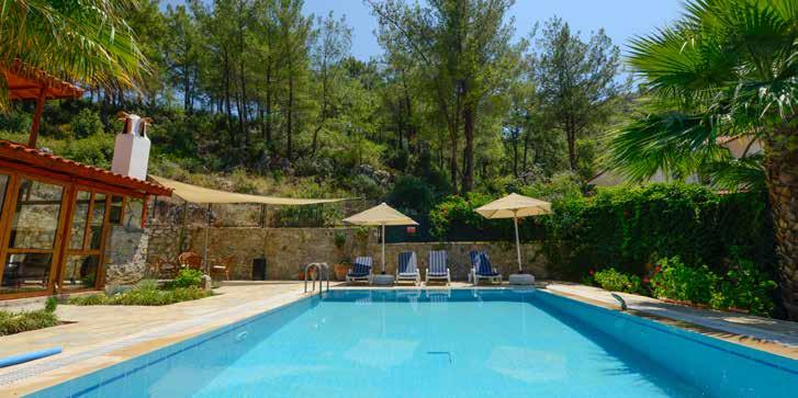 Villa Anni Pool and Garden ADMIRE THE NATURE FROM THE POOL Watch the garden and birds of prey overhead as you float in your own private pool Fabulous large pool set in a mature garden We were
