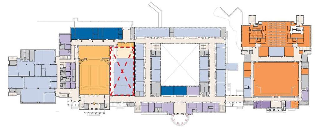 COMPLETING THE CIRCULATION SYSTEM & ENHANCING NATURAL LIGHT THROUGHOUT PAVILION 1st Floor Plan After With the addition of
