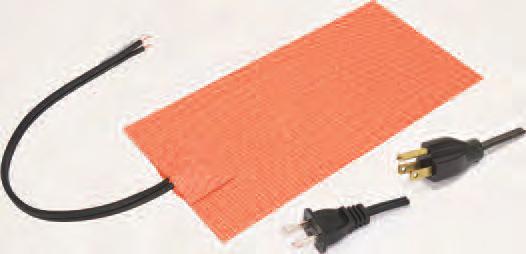 For Kapton insulated heaters, high temperature epoxy is used to insulate and reinforce the lead connection.
