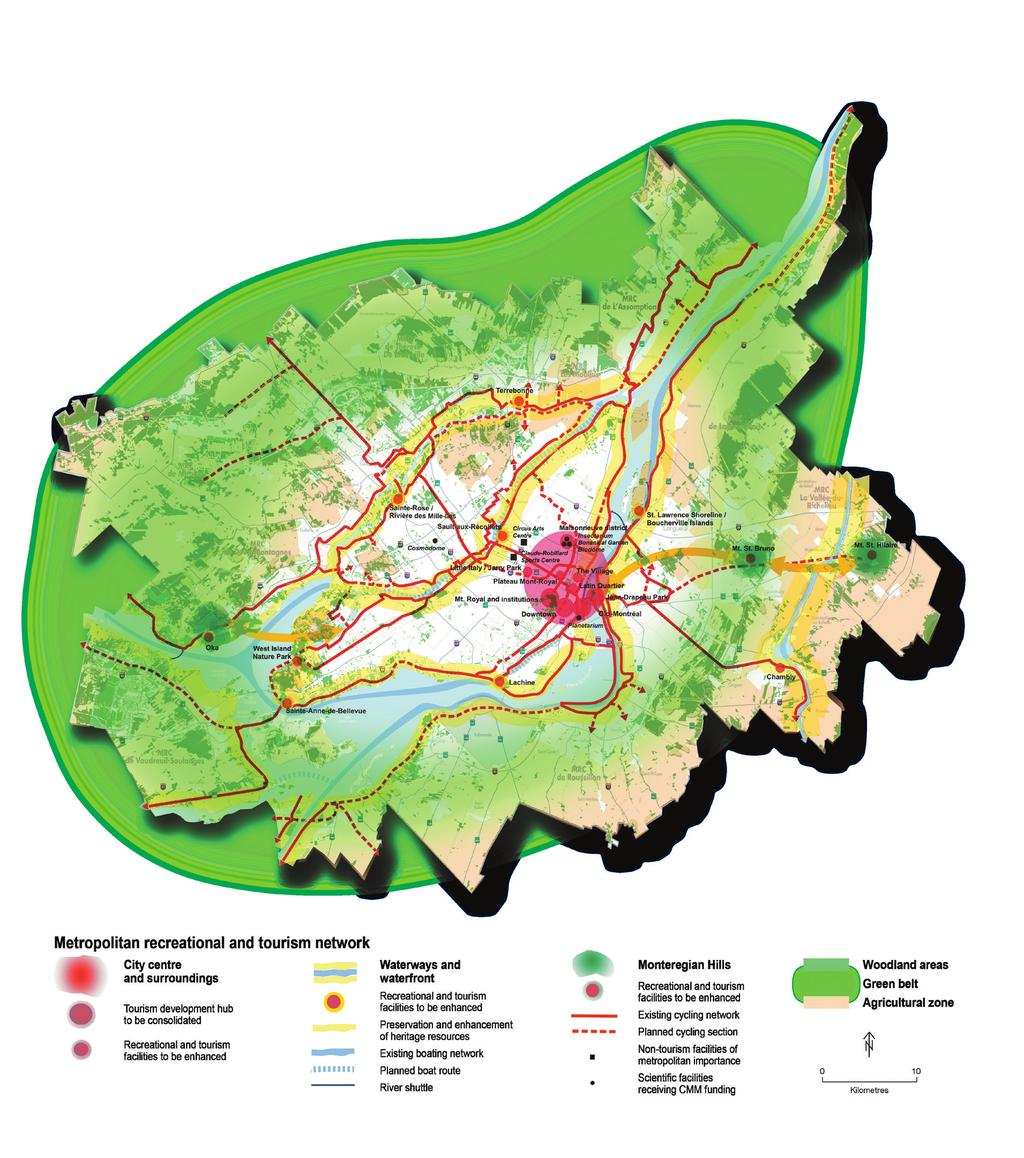 Policy direction 3 Environment A Greater Montréal with a protected, enhanced environment According to the draft Plan, the 31 woodland areas of metropolitan importance should be protected and enhanced.