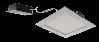 6" Ultra Slim LED Panel Light The simple IC Airtight lighting solution with a frosted lens to provide smooth light distribution 6" Round Panel Input Power Lumens 0 ERT611W ERT611W ERT611N ERT611N