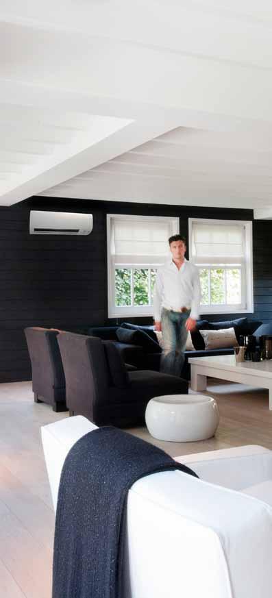 The ideal solution Our wall-mounted units use the latest in heat-pump technology combined with advanced engineering and design to make them ideal for all rooms in the house.