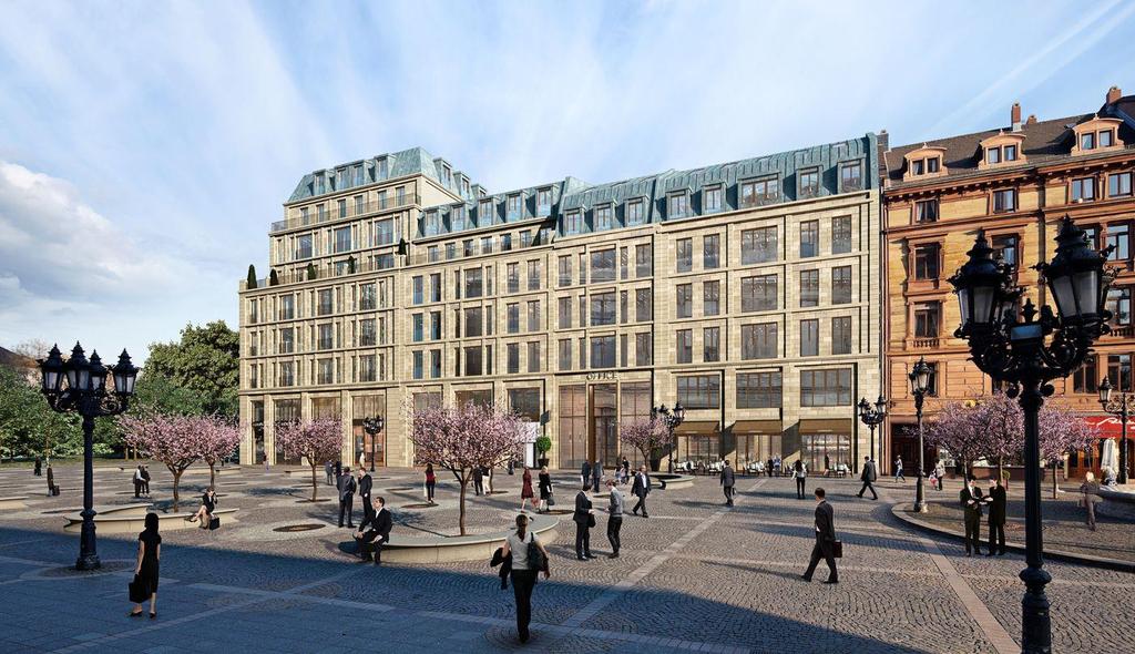 The Opernplatz 14 Sofitel Frankfurt Opera is integrated in an even bigger project - Opernplatz 14 - of Cellsgroup, the company that is managing all the historical building just in the other side of