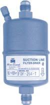 SUCTION FILTERS Mueller Driers - Sweat Model Size Cu In Liquid Line Driers - Mueller H0130 SD 417 7/8" SWEAT 41 SF Suction Line Filters The Sporlan SF Suction Line Filter protects the compressor from