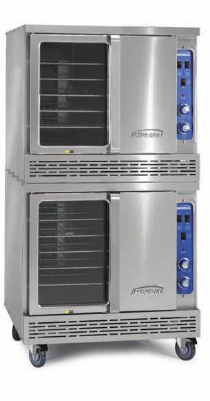 TURBO-FLOW TURBO-FLOW GAS CONVECTION OVENS FEATURES Dual-open doors One hand opens and closes both doors simultaneously 60/40 doors swing open to 130 o large window Two interior lights Stainless