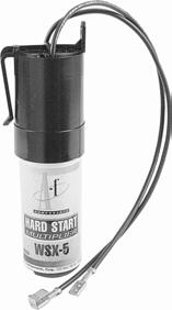 Hard Starts WSX-6 HARD START KIT Designed to increase the starting torque of a 1/2 to 10 HP compressor up to 500 %.