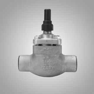 SHUT-OFF VALVES Globe Design Features: Valve Bodies: Cast bronze Valve Bonnets: Forged brass Seal Caps: Molded valox Stems: Acme threaded, plated steel or stainless steel Backseating: Can be repacked