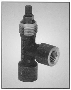 SHUT OFF VALVES Forged Steel Suitable for Ammonia Type 7761 Features: Forged Steel Bodies Seal Caps: Molded Valox Stems: plated steel black oxidized Type 957 Type