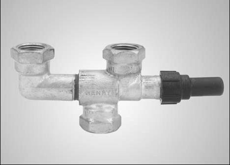 3-WAY DUAL SHUT-OFF VALVES Features: Bodies: 92 Series: forged brass; 802 series: forged steel; painted Maximum working pressure: 450 PSI (31.0 Bar) Steel 675 PSI (46.