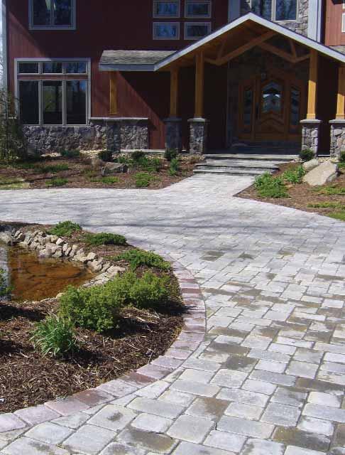This old look to a new way of paving will evoke the time-honored traditions of days past, when