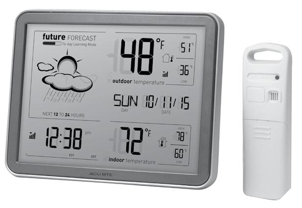 Instruction Manual Weather Forecaster models 75077/75107 CONTENTS Unpacking Instructions... Package Contents... Product Registration... Features & Benefits: Sensor... Features & Benefits: Display.