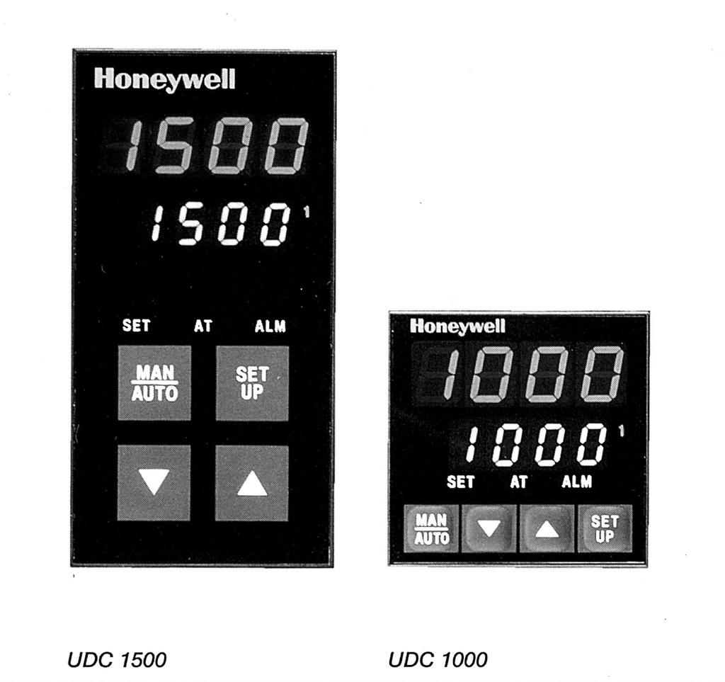 UDC1000 and UDC1500 MICRO-PRO SERIES UNIVERSAL DIGITAL CONTROLLERS EN0I-6041 4/01 PRODUCT SPECIFICATION SHEET OVERVIEW The UDC1000 and UDC1500 are microprocessor-based 1/16 DIN and 1/8 DIN