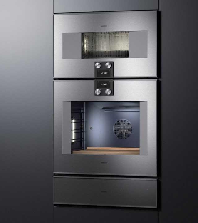 Brands 26 Gaggenau Gaggenau is the most unique because of their Bang & Olufsen controls. Their wall oven has a side swing door so you won t have to lift and reach to place food in the oven.