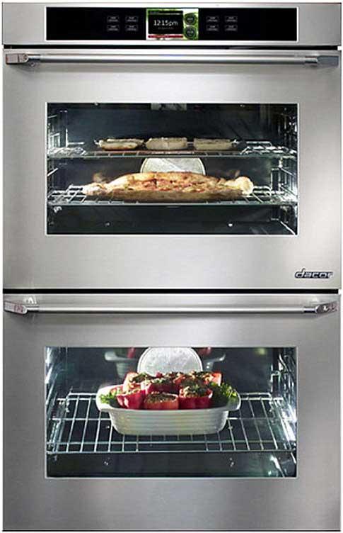 Brands Dacor 29 This wall oven is a great piece of technology. It can be operated completely from your phone via app. You can change temperature as well as turn on and off.