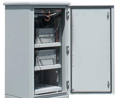 inorax-16 Outdoor Cabinet This outdoor cabinet is an ideal small size solution for any 19 active equipment installation and a perfect ber cross connect